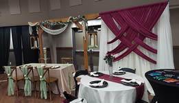 Back Drop and Arch Rentals in the Victoria Texas area.