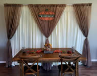 Back Drop and Arch Rentals in the Victoria Texas area.