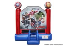 Avengers Bounce House in the Victoria Texas area.