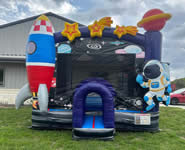 Inflatable Galaxy Voyager Bounce House Rental in the Victoria Texas area.
