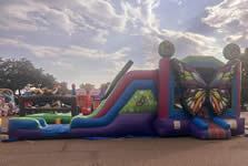 Butterfly Bounce House in the Victoria Texas area.