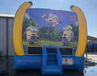 Inflatable Unicorn Bounce House in the Victoria Texas area.