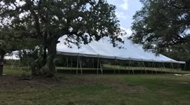 High Peak Tent Rentals in the Victoria Texas area.