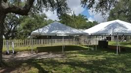Frame Tent Rentals in the Victoria Texas area.