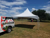 High Peak Tent Rentals in the Victoria Texas area.