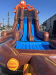 Pirate Cove Double Lane Water Slide Rentals in the Victoria Texas area.